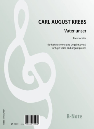 Vater unser (Pater noster)  fr hohe Stimme und (Orgel) Klavier