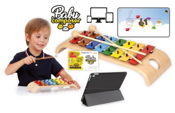Baby Composer Glockenspiel-Set (mit App/Lernsoftware)  Text/Erkl�rungen dt/en/span