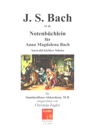 Notenbchlein fr Anna Magdalena Bach fr Standardbass-Akkordeon MII