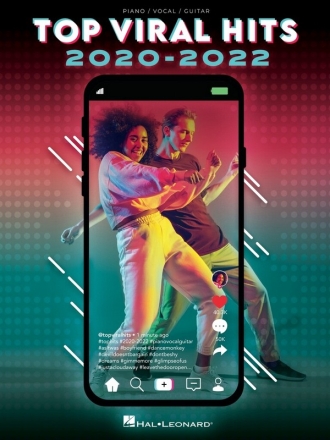 Top Viral Hits 2020-2022 for piano, vocal and guitar Songbook