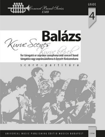 Kuruc Scenes Concert Band and Soprano Saxophone Score