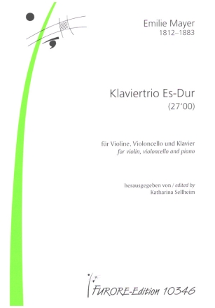 Klaviertrio Es-Dur fr Violine, Violoncello und Klavier Partitur und Stimmen