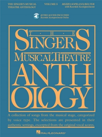 The Singer's Musical Theatre Anthology vol.5 (+Online Audio) for mezzo-soprano/belter and piano