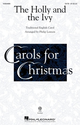 The Holly and the Ivy for mixed chorus and piano chorus score