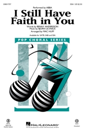 I Still Have Faith in You for female choir (SSA) and piano choral score