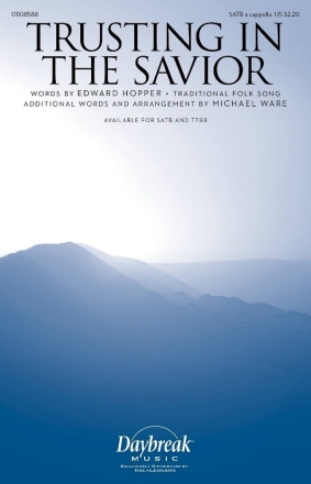 Trusting in the Savior SATB A Cappella Chorpartitur