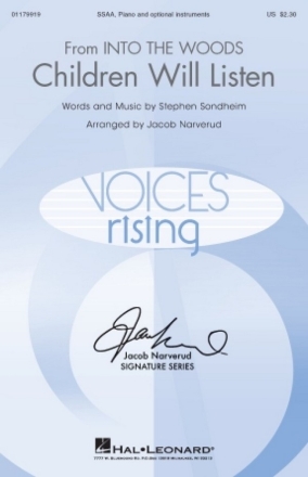 Children Will Listen SSAA Chorpartitur