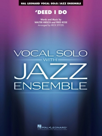 'Deed I Do Jazz Ensemble and Vocal Partitur + Stimmen