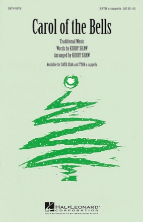 Carol of the Bells SATB a Cappella Chorpartitur