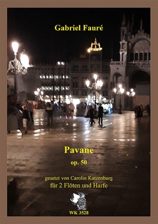 Pavane op.50 f�r 2 Fl�ten und Harfe Partitur und Stimmen