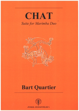 Chat (Suite) for marimba duo score