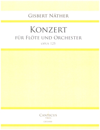 Konzert op.125 fr Flte und Orchester Partitur