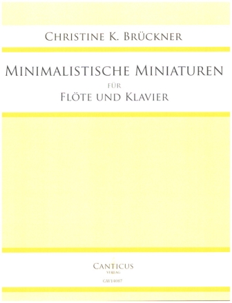 Minimalistische Miniaturen f�r fl�te und Klavier