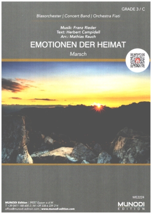 Emotionen der Heimat fr Blasorchester Partitur und Stimmen