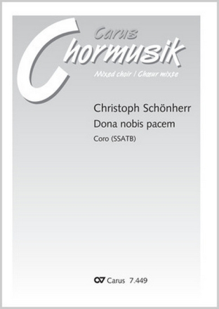 Dona nobis pacem Coro SSATB Partitur