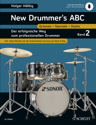 New Drummer's ABC Band 2 (+Online Audio) fr Schlagzeug