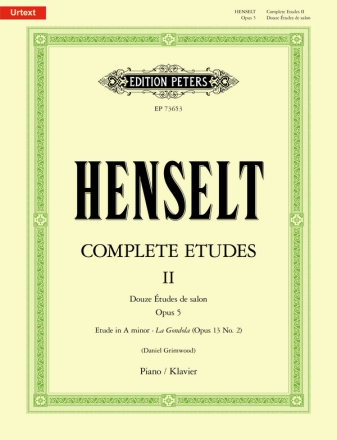 Complete Etudes vol. 2  Douze tudes de salon op.5 for piano Text dt/en