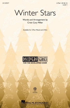 Winter Stars 2-Part Choir Choral Score
