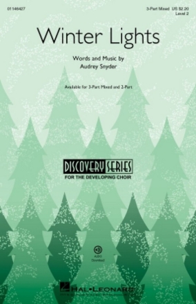 Winter Lights for 3-part mixed choir choral score