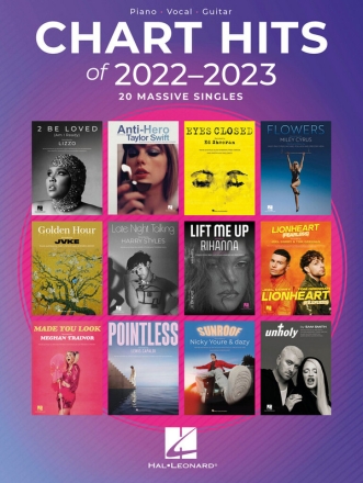 Chart Hits of 2022-2023   Piano, Vocal and Guitar Songbook