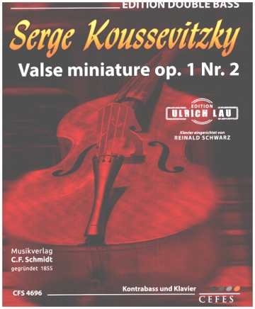 Valse miniature op.1 Nr.2 fr Kontrabass und Klavier