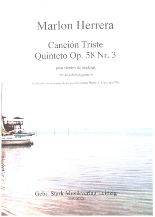 Cancin triste (Quinteto op.58,3) para vientos de maderas/Holzblserquintett (Fl, Ob, Klar, Hrn, Fag) partitura y partes