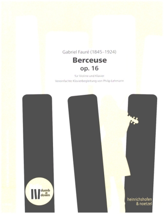 Berceuse op.16 (+QR-Codes) fr Violine und Klavier