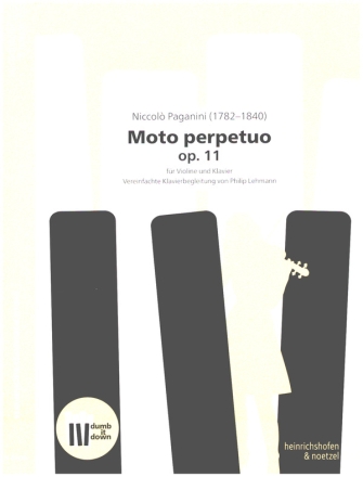 Moto perpetuo op.11  (+QR-Codes) fr Violine und Klavier