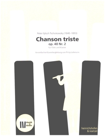 Chanson triste  (+QR-Codes) fr Flte und Klavier