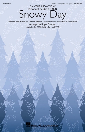 Snowy Day SATB and Opt. Piano Choral Score
