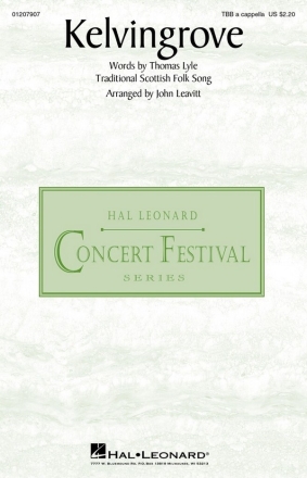 Kelvingrove TBB a Cappella Choral Score