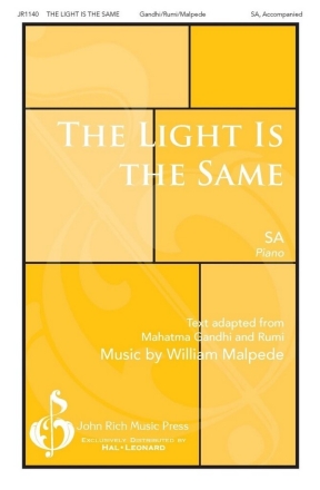 The Light Is the Same SA Choral Score