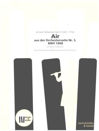 Air aus der Orchestersuite Nr. 3 BWV 1068  (+QR-Codes) fr Flte und Klavier