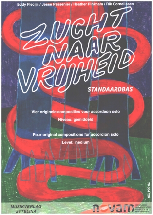 Zucht naar Vrijheid - Standaardbas for accordion solo (level medium) Text en/nl