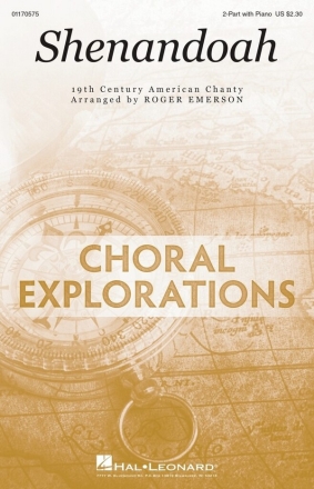Shenandoah 2-Part Choir Choral Score