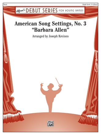 American Song Settings 3 (c/b score) Symphonic wind band