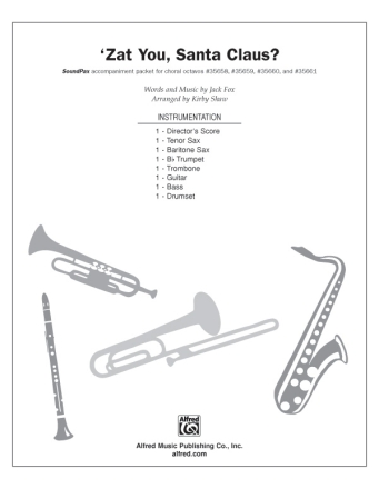 Zat You Santa Claus?   for big band score and parts