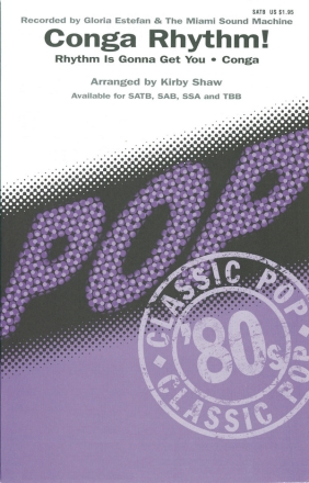Conga Rhythm: Best Miami Sound SATB Mixed voices