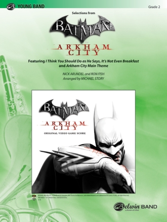 Batman:Arkham City (c/b score) Symphonic wind band