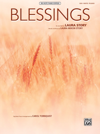 Blessings (Big note piano) Piano/Vocal/Guitar Singles