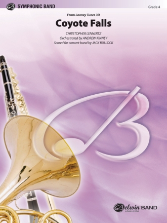 Coyote Falls (Looney Tunes 3D) c/b score Symphonic wind band