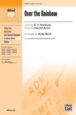 Over The Rainbow 2 PT 2-Part, Unison and Equal Voice