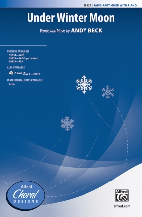 Under Winter Moon SAB/3 PT MXD Mixed voices