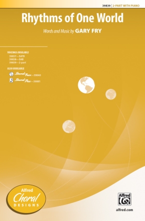 Rhythms Of One World 2 PT 2-Part, Unison and Equal Voice