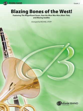 Blazing Bones Of The West (c/b score) Symphonic wind band