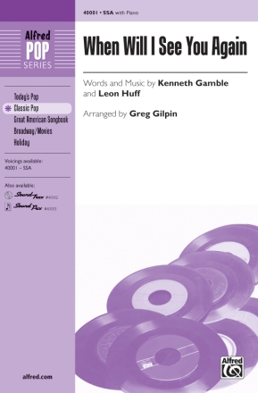 When Will I See You Again SSA Upper voices