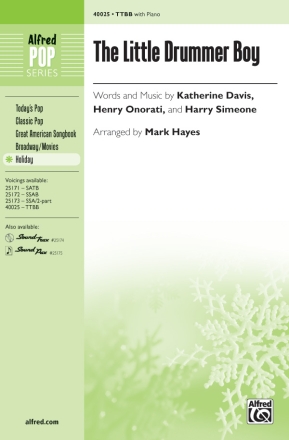 Little Drummer Boy, The TTBB Lower voices