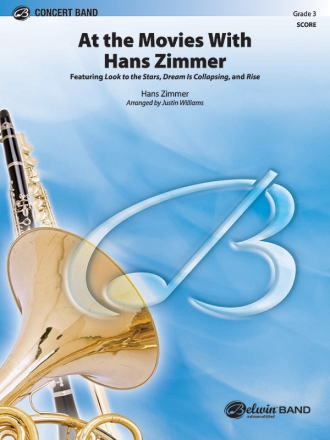 At Movies With Hans Zimmer (c/b score) Symphonic wind band