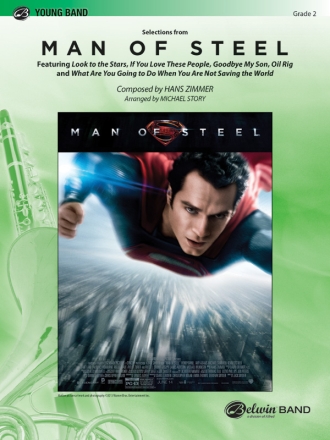 Man Of Steel (c/b score) Symphonic wind band