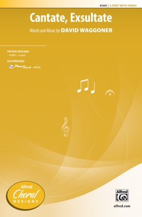 Cantate Exsultate 2 PT 2-Part, Unison and Equal Voice